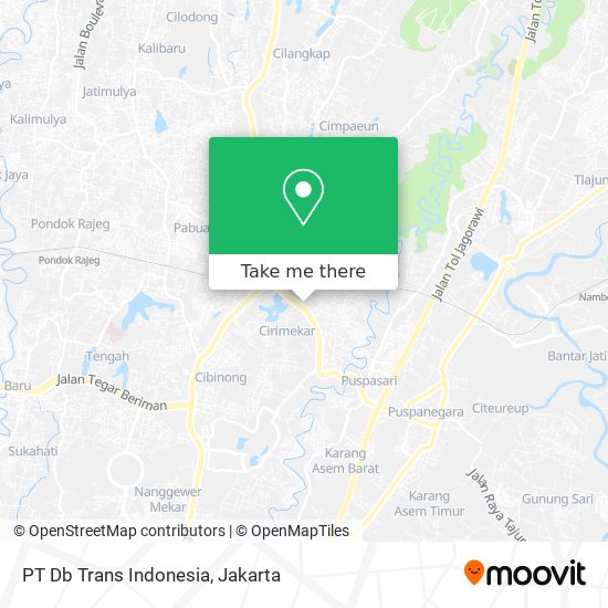 PT Db Trans Indonesia map