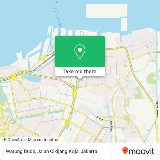 Warung Bude, Jalan Cikijang Koja map