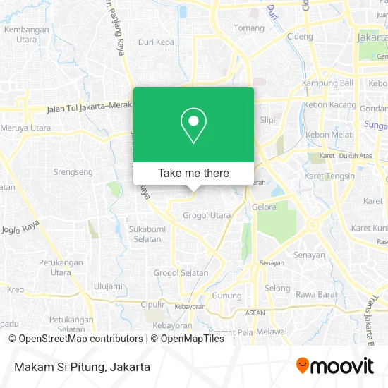 Makam Si Pitung map