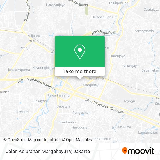 Jalan Kelurahan Margahayu IV map