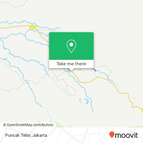 Puncak Telor map