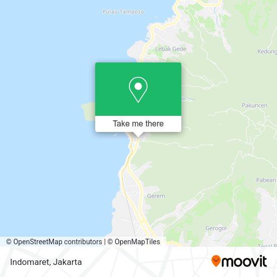 Indomaret, Jalan Raya Pelabuhan Merak map