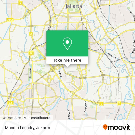 Mandiri Laundry map