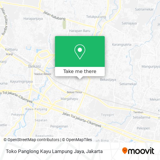 Toko Panglong Kayu Lampung Jaya map