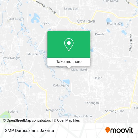 SMP Darussalam, Jalan Haji Masirun Panongan map