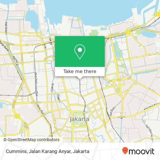 Cummins, Jalan Karang Anyar map