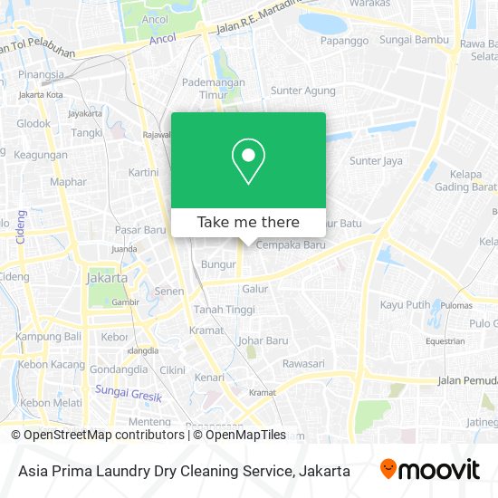 Asia Prima Laundry Dry Cleaning Service map