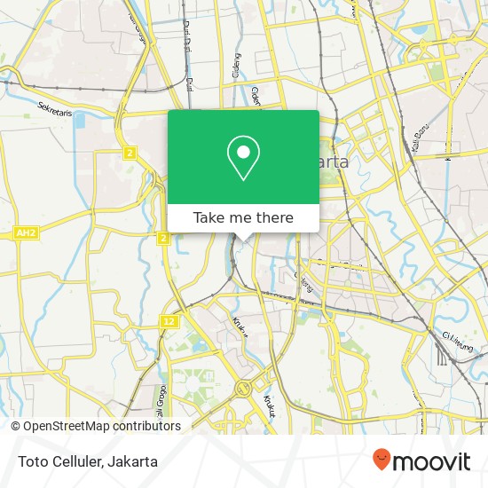 Toto Celluler, Jalan Lontar Bawah Tanah Abang map