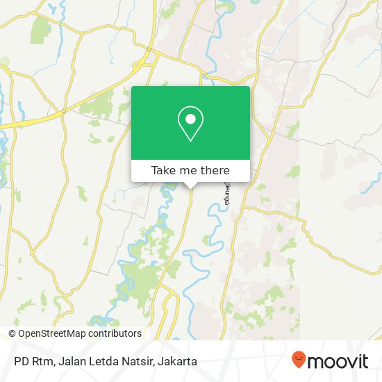 PD Rtm, Jalan Letda Natsir map