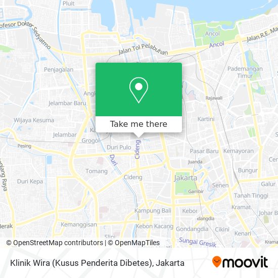 Klinik Wira (Kusus Penderita Dibetes) map