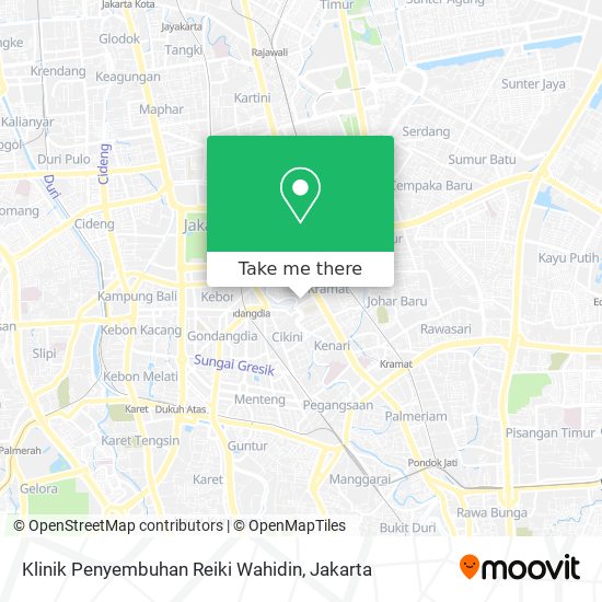 Klinik Penyembuhan Reiki Wahidin map