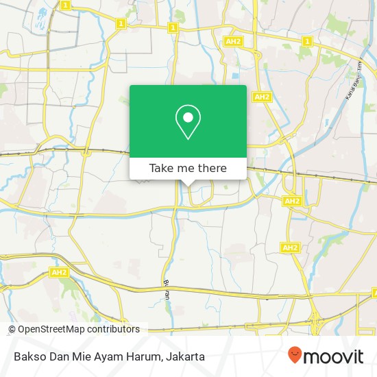 Bakso Dan Mie Ayam Harum, Jalan Delima Duren Sawit map