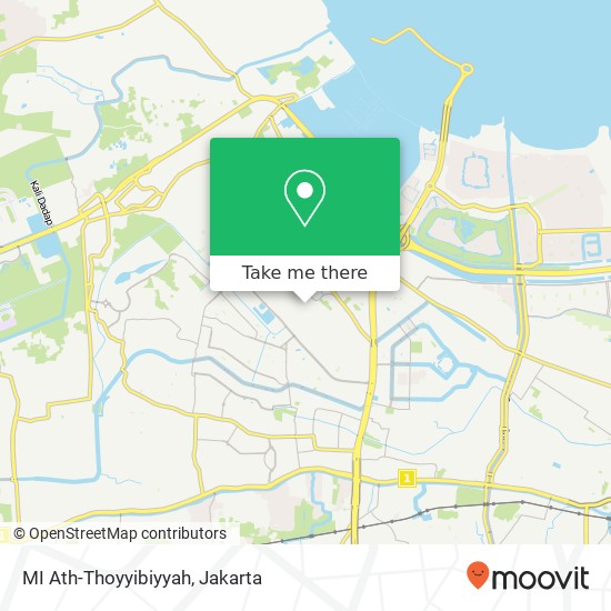 MI Ath-Thoyyibiyyah, Jalan Komp. Kebersihan map