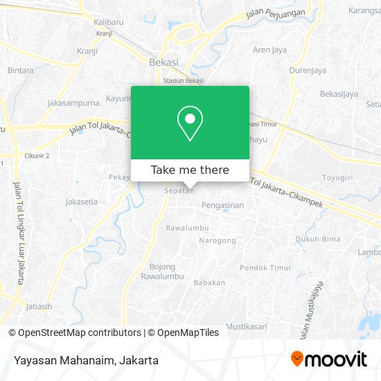 Yayasan Mahanaim map