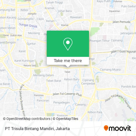 PT Trisula Bintang Mandiri map