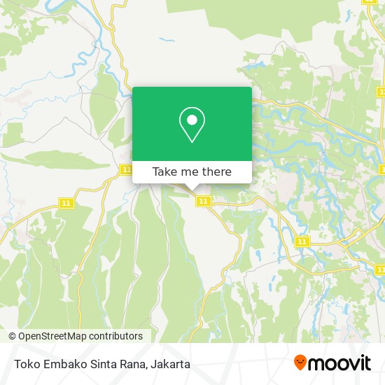 Toko Embako Sinta Rana map