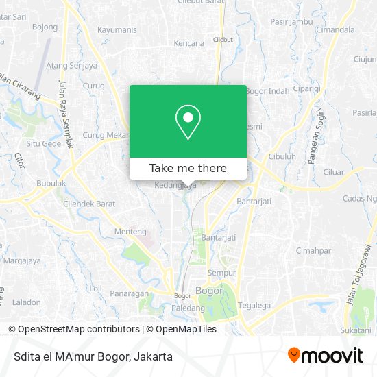 Sdita el MA'mur Bogor map