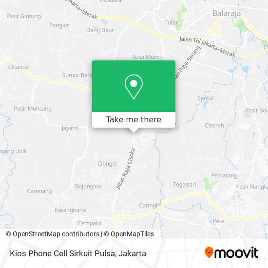 Kios Phone Cell Sirkuit Pulsa map