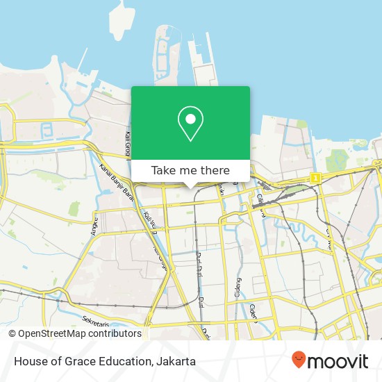 House of Grace Education, Jalan Kerta Jaya Penjaringan map