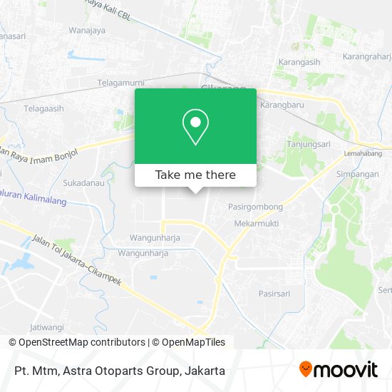 Pt. Mtm, Astra Otoparts Group map