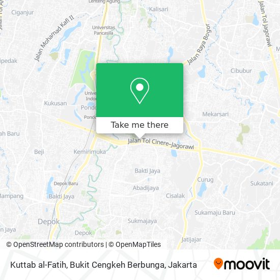Kuttab al-Fatih, Bukit Cengkeh Berbunga map