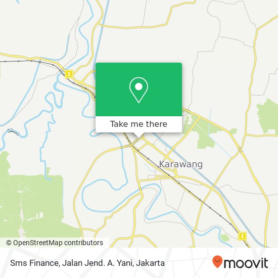 Sms Finance, Jalan Jend. A. Yani map