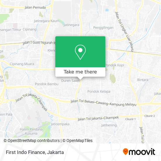 First Indo Finance map