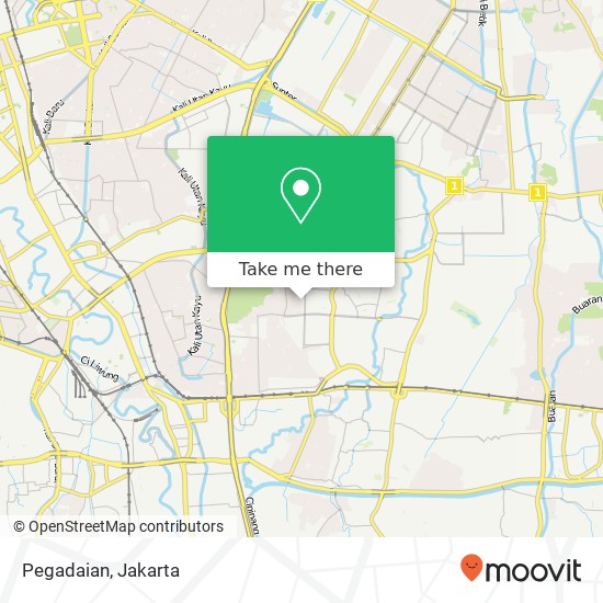 Pegadaian, Gang Jelita 1 map