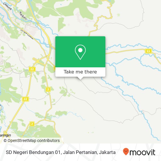 SD Negeri Bendungan 01, Jalan Pertanian map