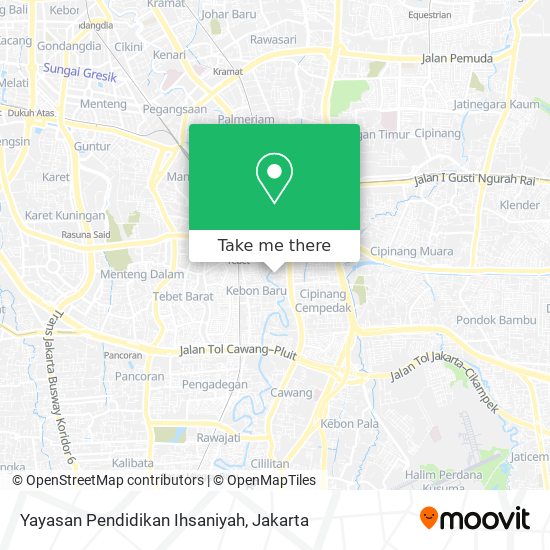 Yayasan Pendidikan Ihsaniyah map