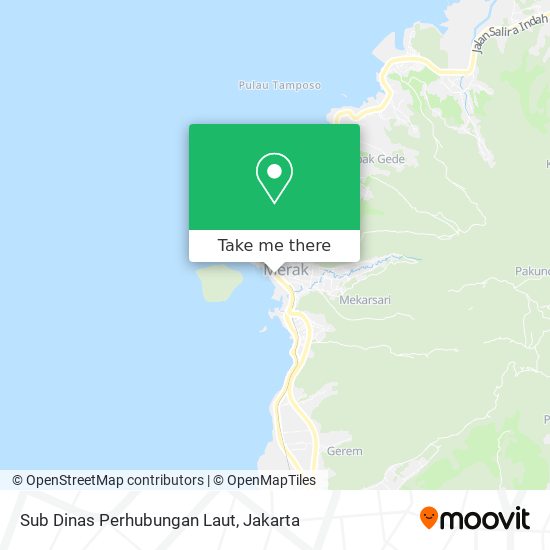 Sub Dinas Perhubungan Laut map