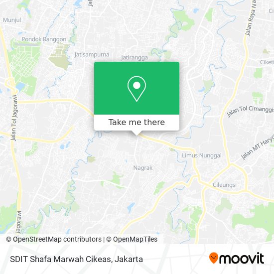 SDIT Shafa Marwah Cikeas map