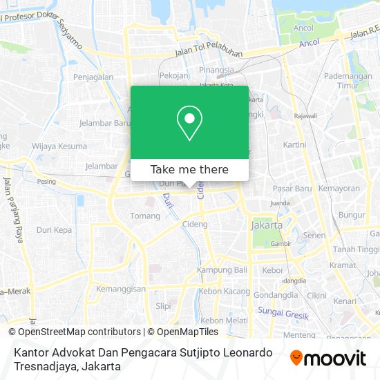 Kantor Advokat Dan Pengacara Sutjipto Leonardo Tresnadjaya map