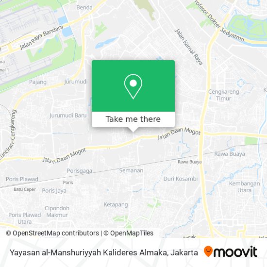 Yayasan al-Manshuriyyah Kalideres Almaka map