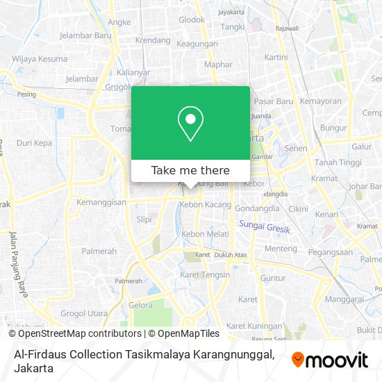 Al-Firdaus Collection Tasikmalaya Karangnunggal map