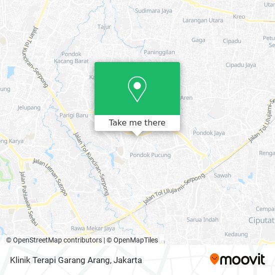 Klinik Terapi Garang Arang map