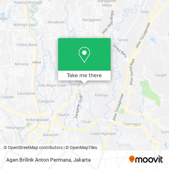 Agen Brilink Anton Permana map