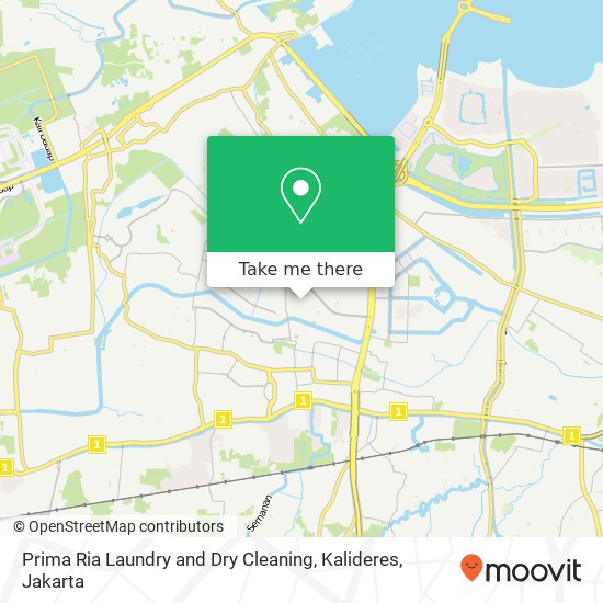 Prima Ria Laundry and Dry Cleaning, Kalideres map