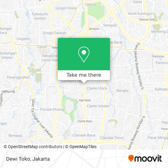 Dewi Toko map