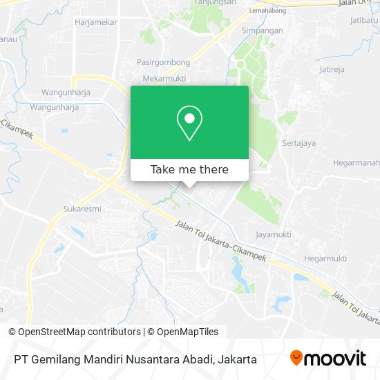 PT Gemilang Mandiri Nusantara Abadi map