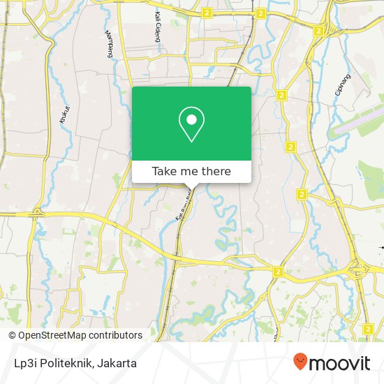 Lp3i Politeknik, Jalan Pasar Minggu Raya Pasar Minggu map