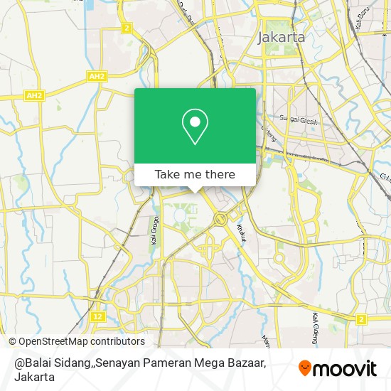 @Balai Sidang,,Senayan Pameran Mega Bazaar map