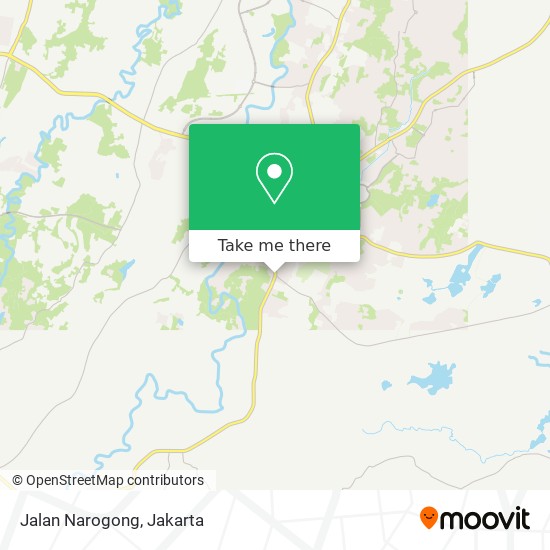 Jalan Narogong map