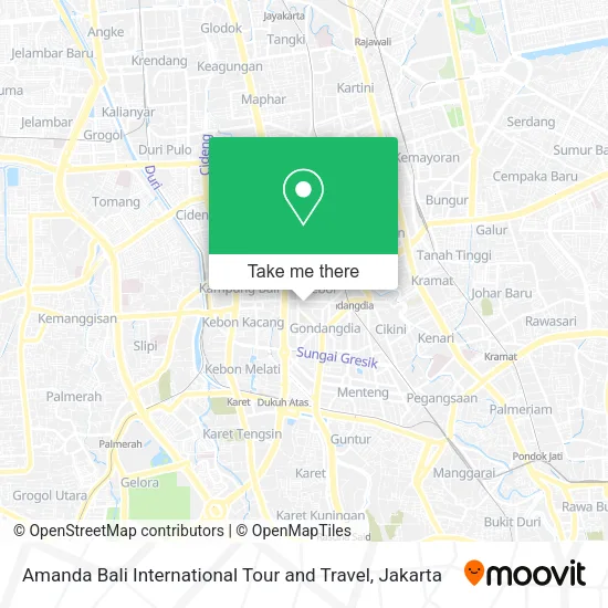 Amanda Bali International Tour and Travel map