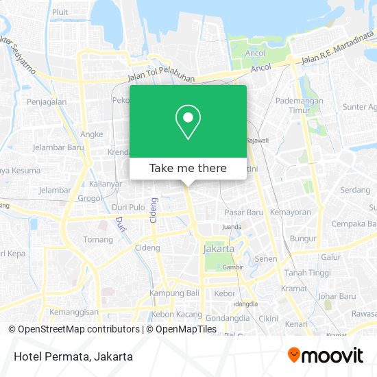 Hotel Permata map