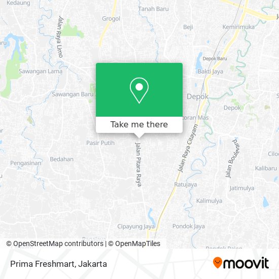 Prima Freshmart map