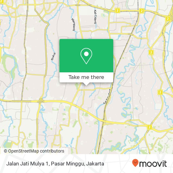 Jalan Jati Mulya 1, Pasar Minggu map