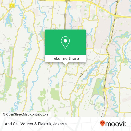 Anti Cell Voucer & Elektrik, Jagakarsa 12630 map