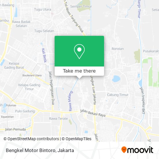 Bengkel Motor Bintoro map