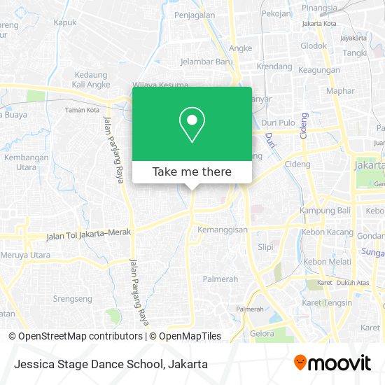 Jessica Stage Dance School map